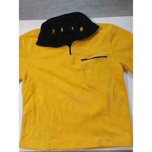 forest tipped varsity neck sweater size large.